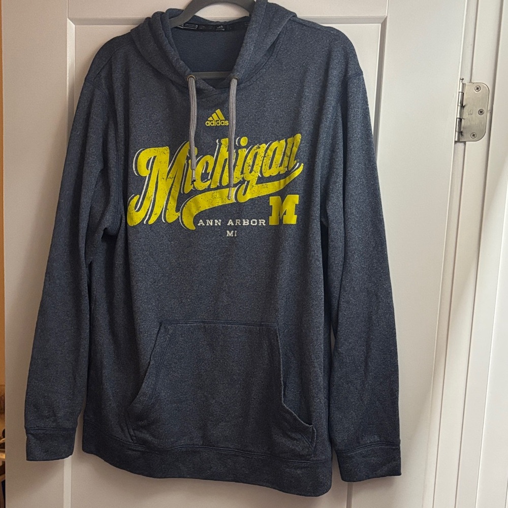 Adidas Michigan Ann Arbor Navy Hoodie